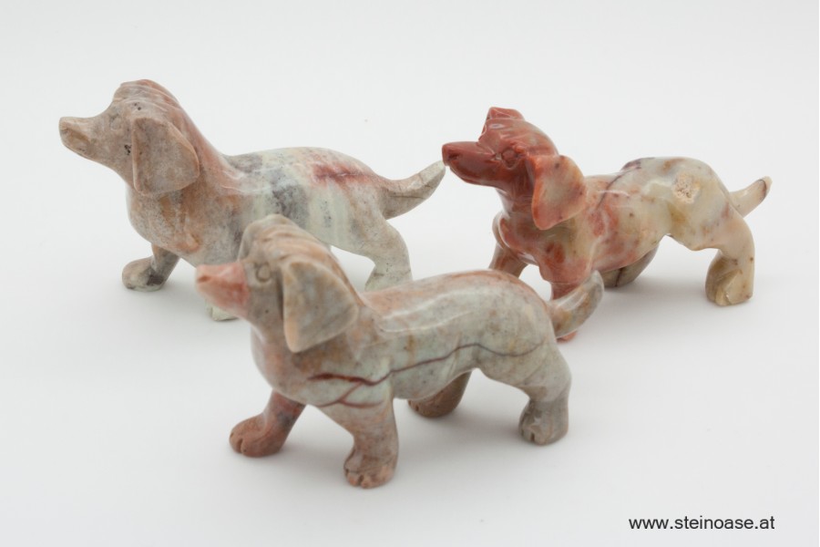 Dackel / Hund Speckstein Gr.M